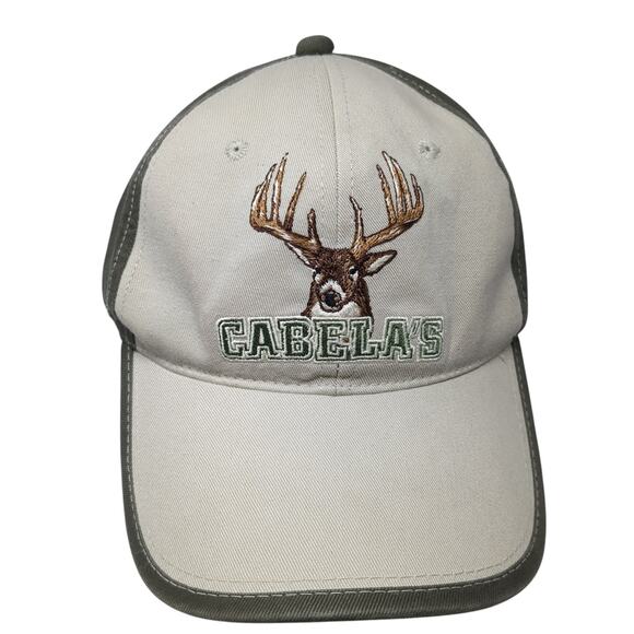 Cabela's Deer Strapback Hat Brown One Size Colorblock Hunting Outdoor - Picture 1 of 9